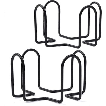 Metalloppbevaringsholdere for runde og firkantede underlag par [YJD]