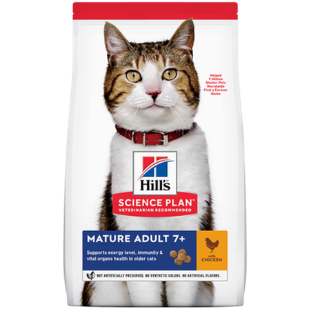 Hills Science Plan - Mature 7+ Active Longevity Chicken - Dry Cat Food 1,5 kg - Katt - Kattefôr & kattemat - Tørrfôr for katt - ZOO.no