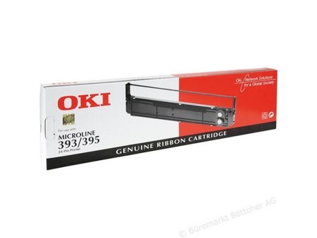 OKI Färgband, svart, 09002311 - Lyreco - Toner och bläck - Färg- och Raderband - Färgband OKI