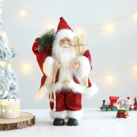 Jul nissen dukke god jul pynt skrivebord stående nissen pynt