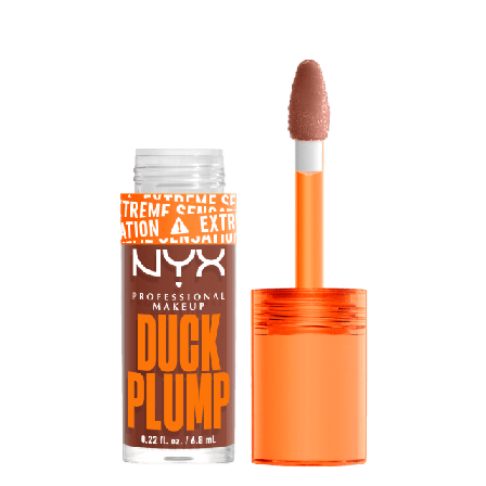 NYX Professional Makeup Duck Plump Lip Lacquer Läppglans Unisex Brun 7 ML