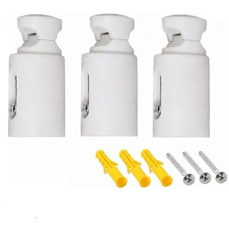 Korvaava patterikiinnike, pyyhekuivain, valkoinen seinäkiinnitys, säädettävä etäisyys, yhteensopiva suorien tai kaarevien Walkbee-