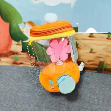 Rolig Snodd Roterande Plyschleksak, 6 Tum Morotsmixer Plysch