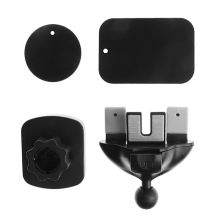 360o Praktisk Magnetisk Bil CD-fack Luftutsläpp Fäste Hållare Vagga Kompatibel För telefon Mobiltelefon