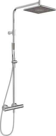 Oras Aurelia Square 4796 Takdusjsett 150 c/c Krom, Baderom