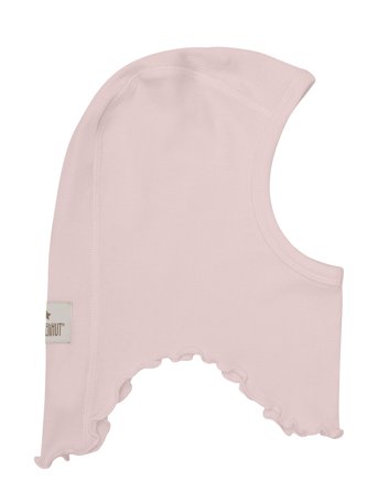 Balaclava Fleece Emb. W. Lin Pink Huttelihut