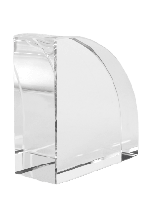 Åhléns Home Bokstöd i glas Dekoration Transparant ONESIZE