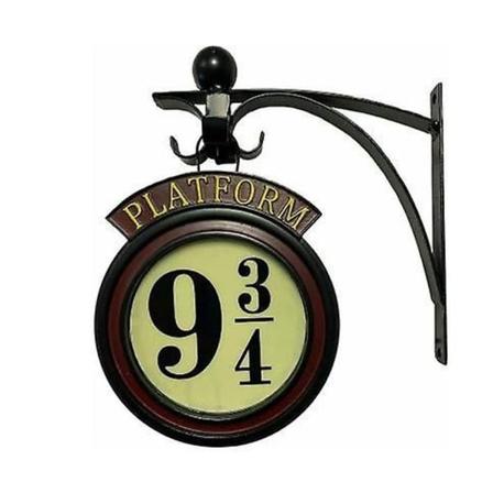 Harry Potter riippuva 9 3/4 yövalo, metalli seinälle ripustettava 9 yövalo