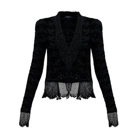 Balmain - Blazer - Svart - Dam - Storlek: S, Dam, Storlek: S