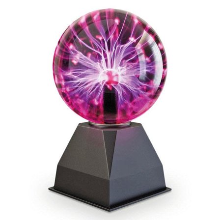 Energi Globe Lampe / Plasma Globe - Stor Multi-Farvet