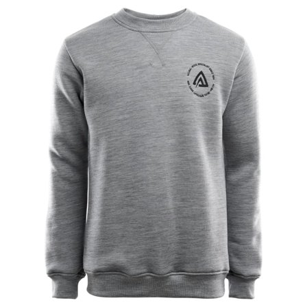 Aclima FleeceWool Crewneck Man Men long-sleeved sweaters Grey XL