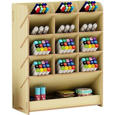 Kynäteline Säilytyslaatikko, Monitoiminen Työpöydän Järjestäjä Työpöydän Siisti Kynäteline Kouluun Kotiin Toimistoon Taidetarvikkeille