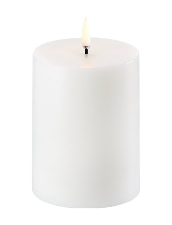 UYUNI Lighting Pillar Led Candle - White - H10CM
