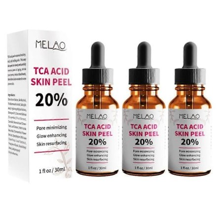 Trichloreddikesyre Essens Fugtgivende Blød Fugtgivende Væske Ansigtspleje Lysnende Lille Brun Flaske 30ml