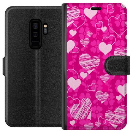 Yhteensopiva Lompakkokotelo Samsung Samsung Galaxy S9+ PopSydänKuviointi