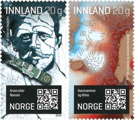 Norge - Forskning/Innovation - Postfrisk sæt 2v