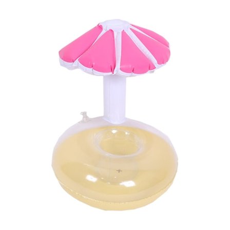 Uiva juomateline uima-altaaseen, ilmapatja juomateline kylpyammeeseen, ulkokäyttöön, punainen