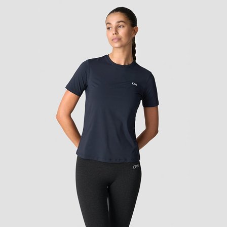 ICANIWILL Training T-Shirt High Neck Wmn, Navy
