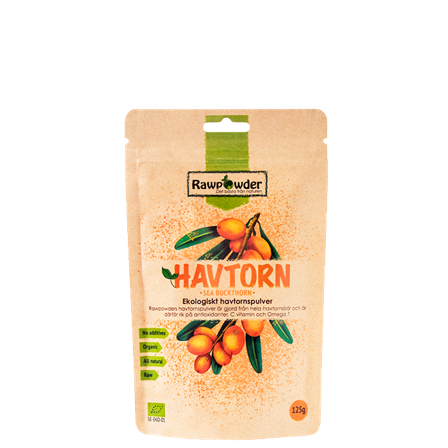 Rawpowder Havtornspulver EKO 125 g