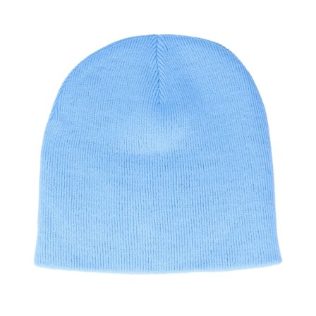 Beechfield - Blå traditionalbeanie Beanie - Sky Blue Traditional Blank Beanie @ Hatstore