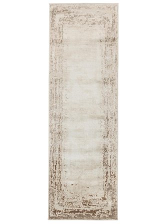 Gangteppe 80X250 Olivier - Lys Beige/Gull