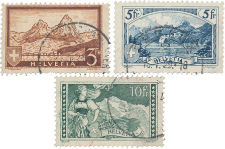 Schweiz 1928 - MICHEL 226/228 - Stemplet