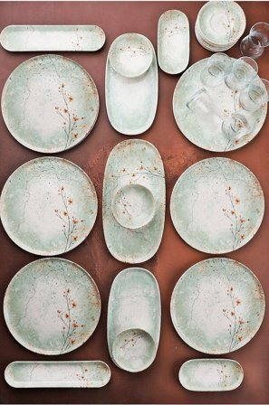 Hermia - Morgenmadssæt (29 dele) Marigold - Flerfarvet - Servicesæt - Fra Homeroom