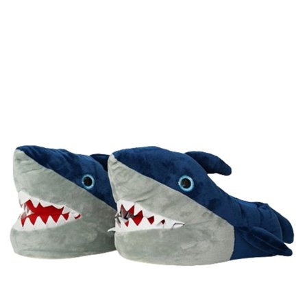 Unisex Vinter Hjemmesko til Voksne Sjove Haj Slippers