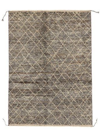 Berber Style Rug Hand Woven 150X204 Brown/Orange Afghanistan