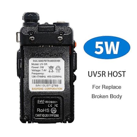 Uv5r Baofeng tovejsradio 136-174/400-520mhz 1800mah Walkie-talkie Bf-uv5r bærbar Ham Cb radiotransceiver 5r 5 farvemuligheder