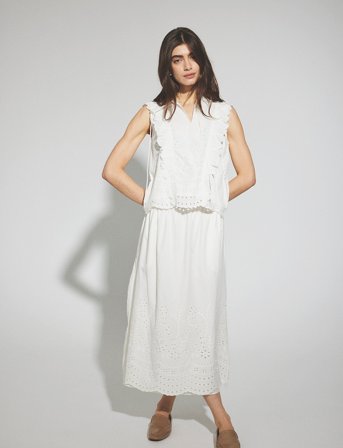 YAS Yasluma Sl Top S. Noos - White - 40