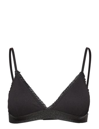 Solid Tamika Bra Lingerie Bras & Tops Soft Bras Triangle Bras Svart Becksöndergaard