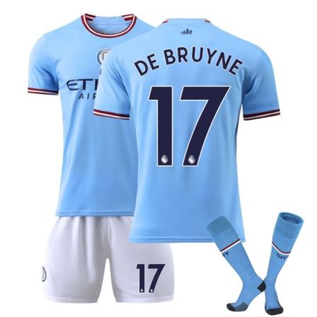 22-23 Manchester City FC Kotipaita Debruin 17 lapsille