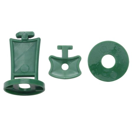 250 stk. Drivhus Twist Clips, Skygge Festeklips, for Drivhusisolasjon Boblenett Skygge Feste Sett