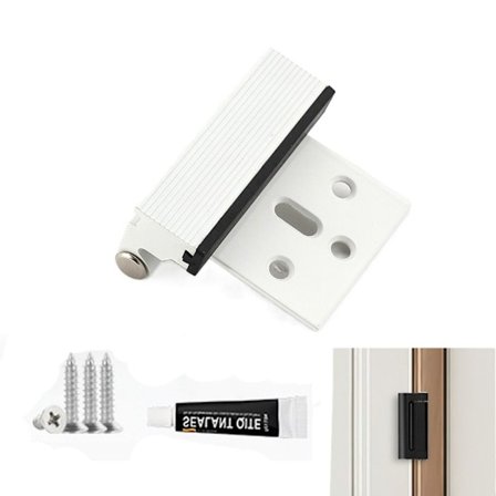 Dørhængsel Sikkerhedsdørlås HVID