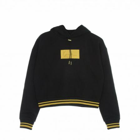 Karl Kani, hoodie small signature box short Zwart, Dames, Maat:M