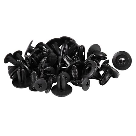 Auto Bumper Fender 6mm Gat Sort Plastik Nitter Fasteners 20 Styk