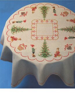 Broderipakke Duk Jul i tankene - Oehlenschläger