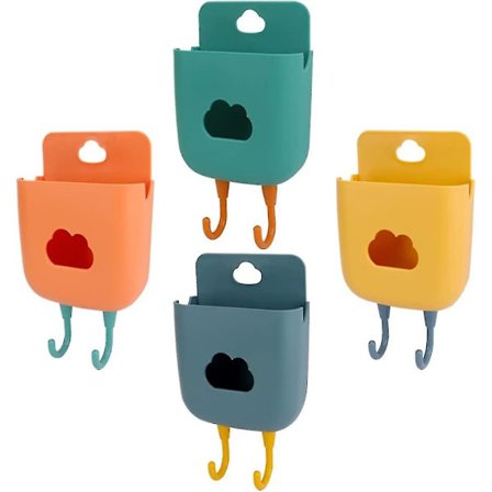 4 st Fjärrkontrollhållare, Väggmonterad Organiserare, Förvaringslåda För Sovrum, Bord, Sängbord