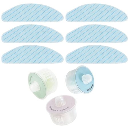 Moppeklut og luftfrisker romduft for ECOVACS DEEBOT T9 MAX T9 POWER T9 AIVI luftfriskerduft