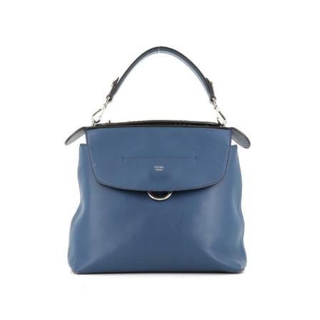 Fendi Vintage, Pre-owned Handbag Blauw, Dames, Maat:ONE Size,stof