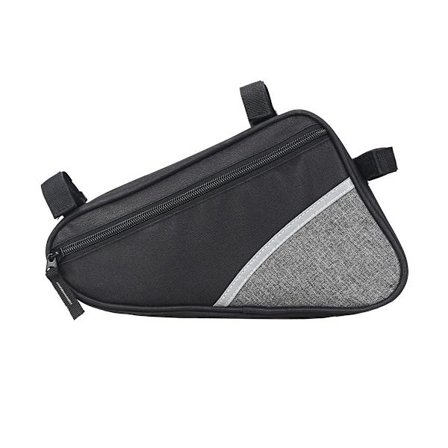 Grå Vattentät Cykel Triangelväska - Ramväska, Triangel Cykel Lås