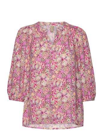 Sc-Kraka Bluse Langermet Rosa Soyaconcept*Betinget Tilbud