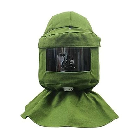 Sandblåsing hette, sandblåsing skjerf, vindmaske, sandblåsing beskyttelse, støvbeskyttelsesverktøy,