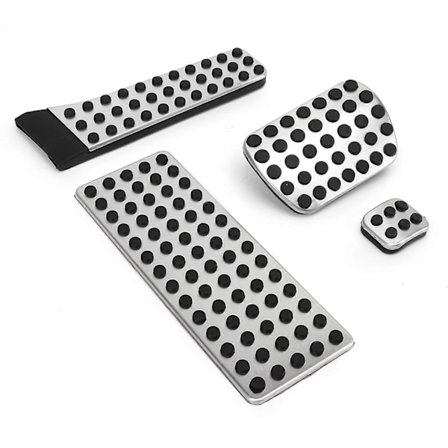 Kaasupoljin Jarrupoljin Ruostumaton Teräs Poljinpinnat Sarja Korvaava MercedesBenz AMG C E S GLC GLK SLK CLS SL-sarja AT ja Lepopoljin