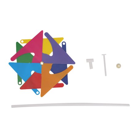 Färgglada vindsnurror för barn, väderkvarn, trädgård, gård, uteplats, gräsmatta, dekoration