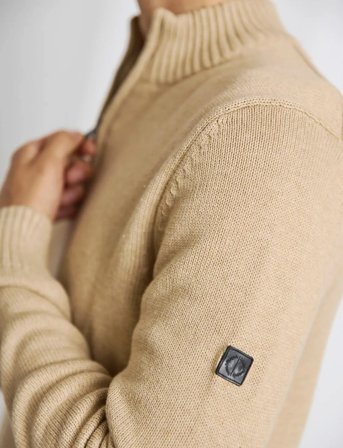 Bruun & Stengade Bs Stian Regular Fit Knitwear - Beige - XL