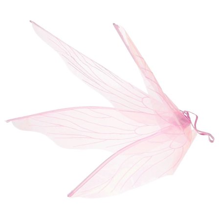 Cosplay-siivet perhossiiven muotoiset juhlat naisille vaaleanpunainen organza-asuste 1 kpl