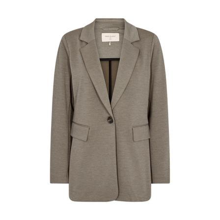 Freequent Blazer , Grijs , Dames , Maat: XS