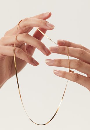 Pilgrim - Nikita Necklace -plated - Gold - Kläder - - Bubbleroom